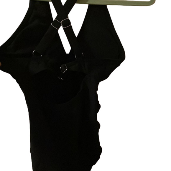 TEMPT Me black plunge one piece swimsuit XS NWT - Picture 6 of 7